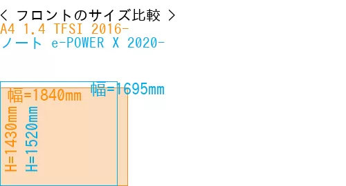 #A4 1.4 TFSI 2016- + ノート e-POWER X 2020-